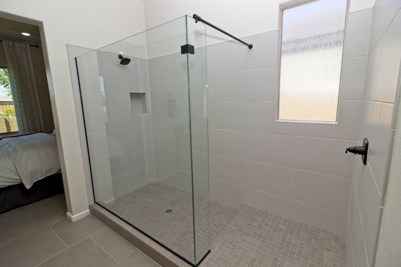 Small Bathroom Shower with Clear Glass
